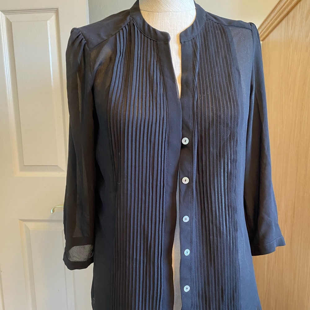 🔴 Black h&m blouse
